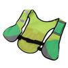 Elastic Multifunction Reflective Vest for Night Riding Sports Breathable Reflective WaistcoatGreen