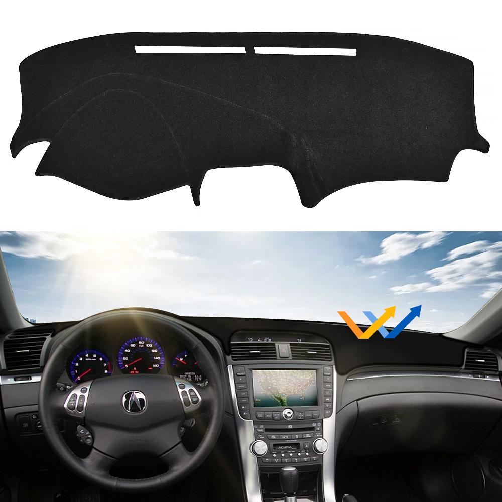 Dashboard Cover Pad Dashmat Sun Shade Dash Board Cover Carpet Glare UV Rays Protector For Acura TL 2004-2008 Car Accessories