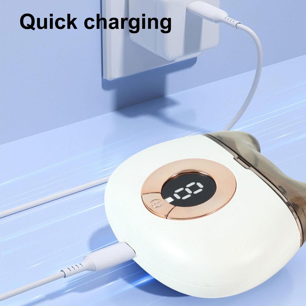 Electric Nail Clipper Rechargeable 3-Speed Quiet Cutter Automatic Electric Toe Nail Clipper for Fingernail Toenail Baby Kids