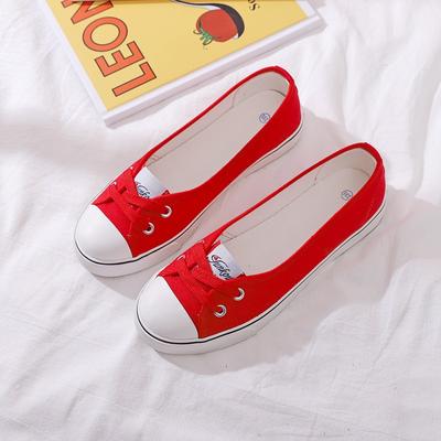 Women Shoes Ballet Flats Loafers Casual Breathable Women Flats Slip On Fashion 2021 Canvas Flats Shoes Women Low Shallow Mouth