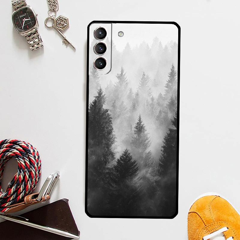 Beautiful Nature Forest Tree Cover For Samsung Galaxy S23 Ultra S8 S9 S10 S22 Plus S20 S21 FE Note 10 20 S24 Ultra Case