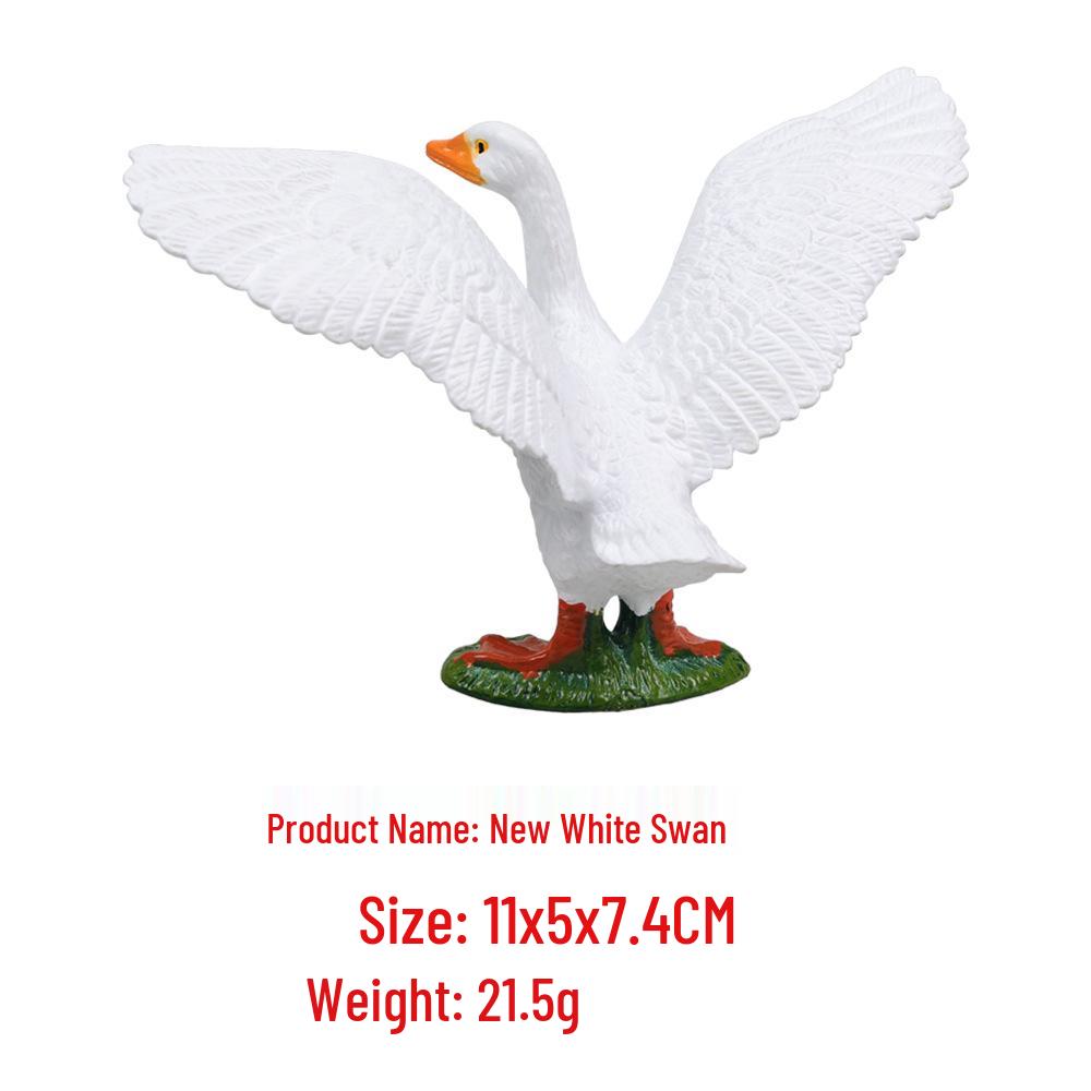 Farm Animal Figurine Set: Cow, Sheep, Chicken, Duck, Goose, Pig, Dog - Early Education Toy