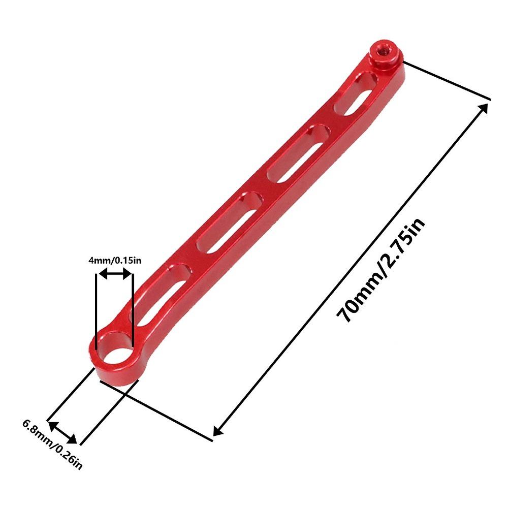 4pcs Set 1/12 Scale Chassis Fixing Rod Black Red Silver RC Car Spare Parts for MN168 MN78 MN82