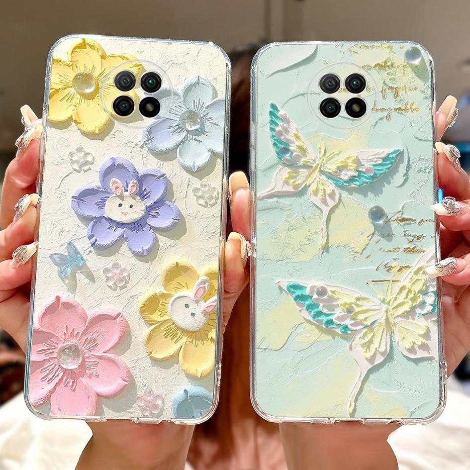 For Xiaomi Redmi Note 9 5G Case Note 9T Cute Painted Cover Soft Silicone Phone Case For Redmi Note 9T Note9 5G Back Cover Fundas