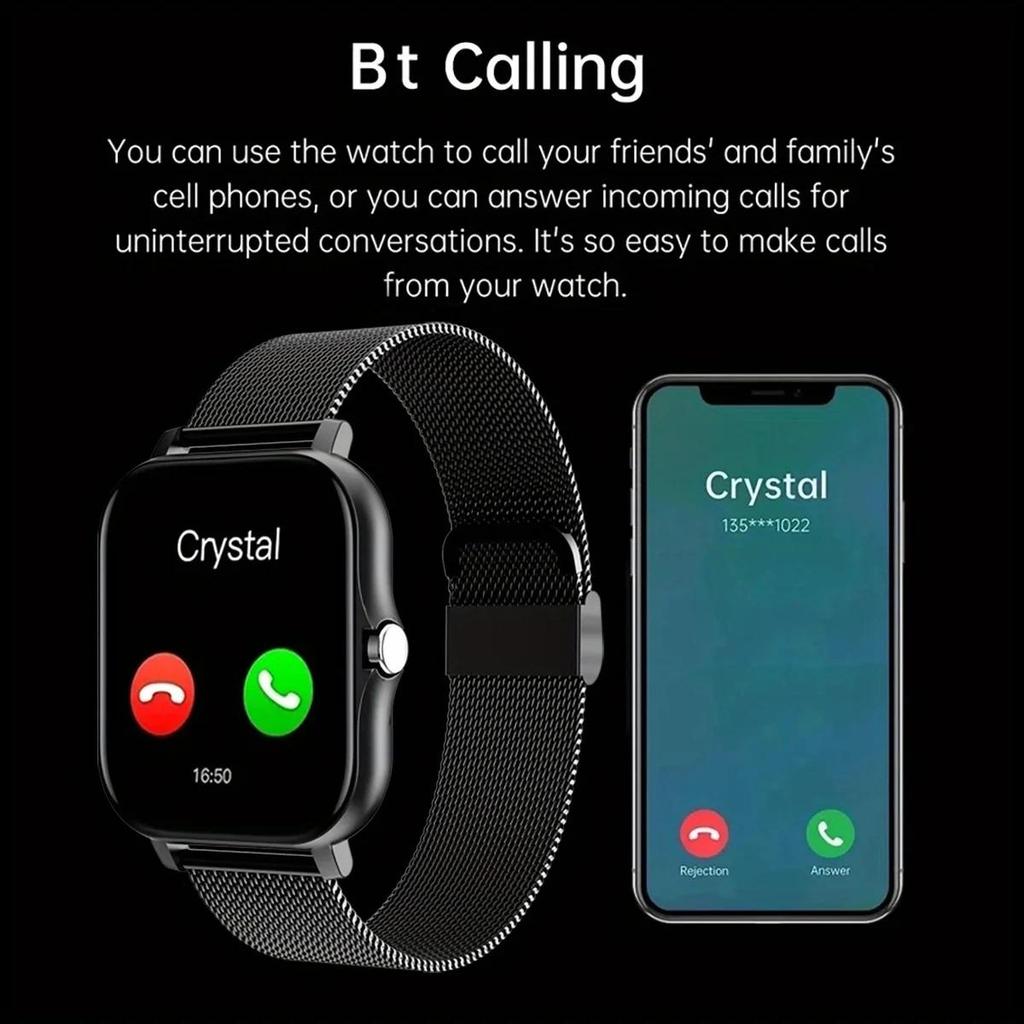 2026 New Smart Watch For Men Women Gift For Xiaomi Full Touch Screen Sport Fitness Watches BT Call Digital Smartwatch Wristwatch