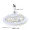 Für Smart Deckenventilator LED Lampe Elektroventilator mit Fernbedienung B22 bis E27 Conve