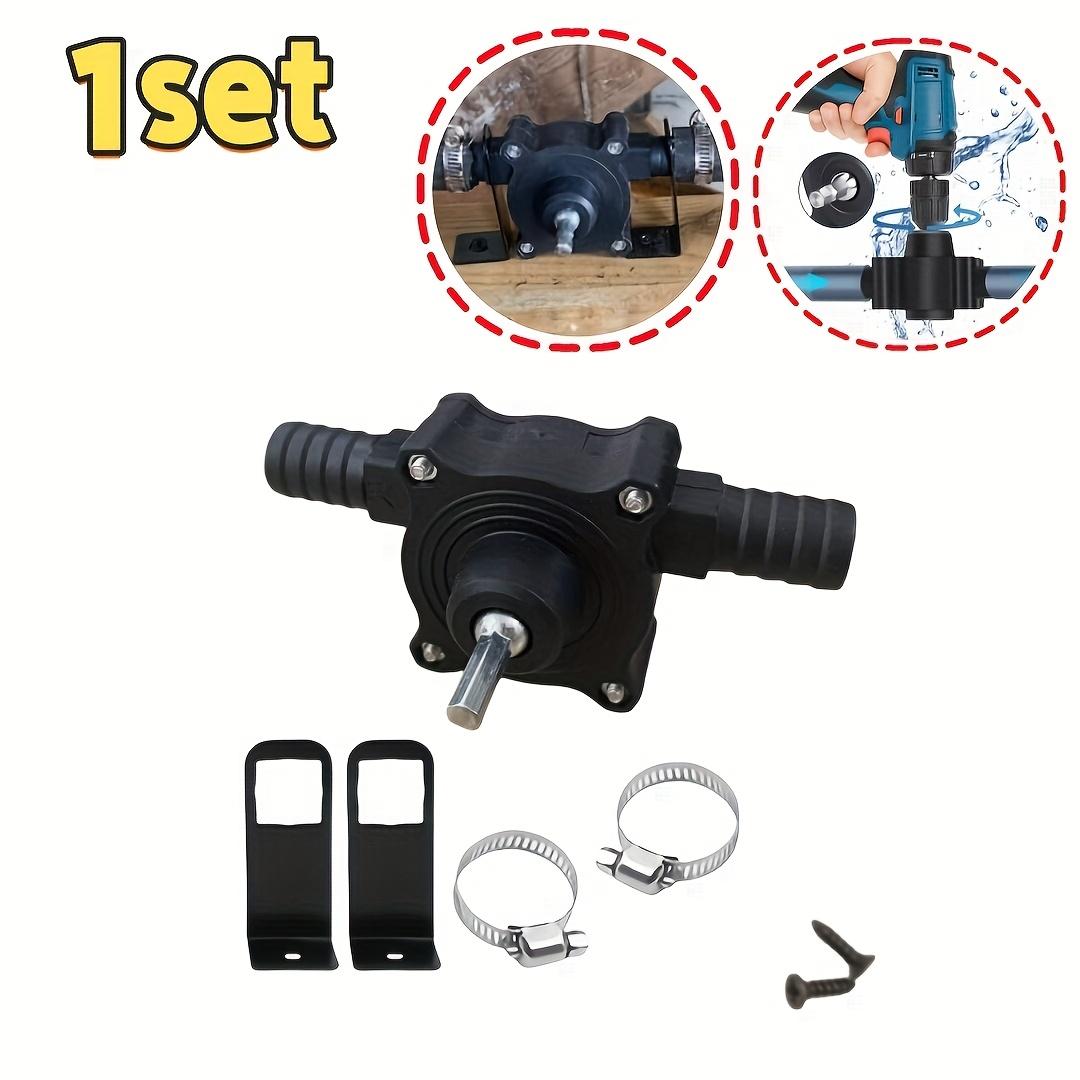 

1 Набір, Міні-портативний ручний насос - Самовсмоктувальний для перекачування води, бензину, мастила, дизельного палива, Міцний пластиковий матеріал, Ручне керування чорний