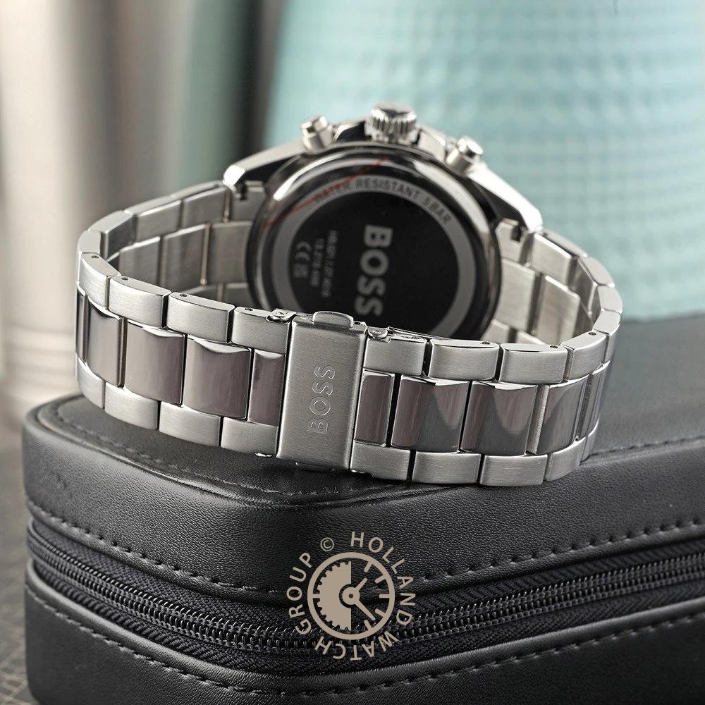 BOSS Runner Orange Dial Stainless steel Men's Quartz Watch 1514162