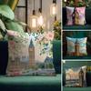 London Fashion Cushion Cover Natural Linen Pillow Case DoubleSided Print Decorative Sofa Pillowcase Home Decor Gift
