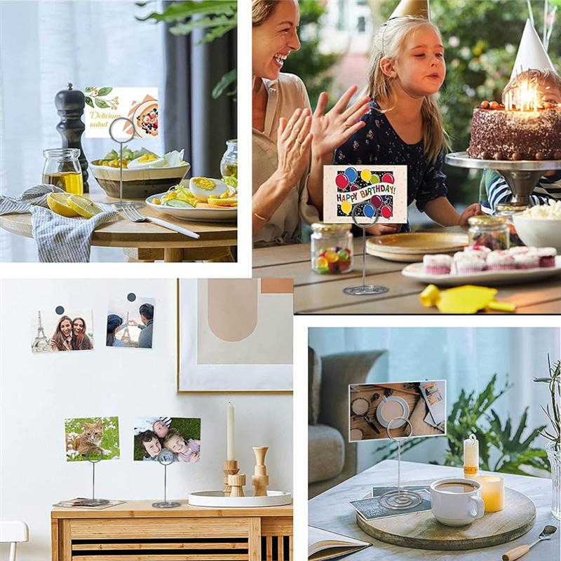 Good-Table Number Stand Restaurant Sign Stand, Family Photo Display Stand Suitable For Weddings, Graduation Ceremonies,
