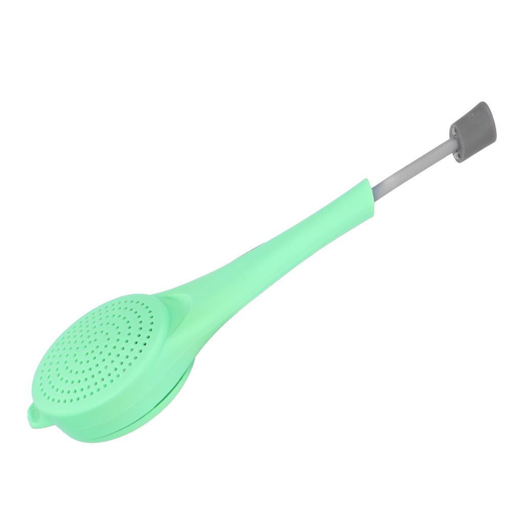 Silikonové sítko na čaj Filtr Infuzér na sypaný čaj Filtrační nástroj Kuchyňská pomůcka Zelená
