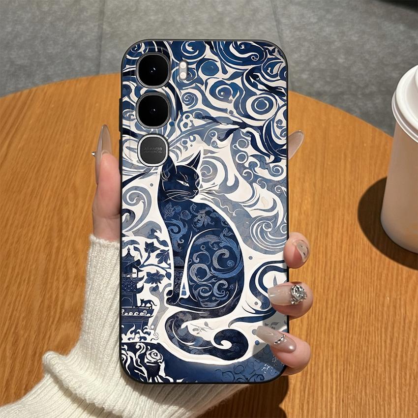 For Vivo Y31 Y31D Y31S 4G 5G Phone Case Gradient Bow Heart Matte Silicone Anti Fingerprint Cover For Vivo Y 31 Top Quality Funda