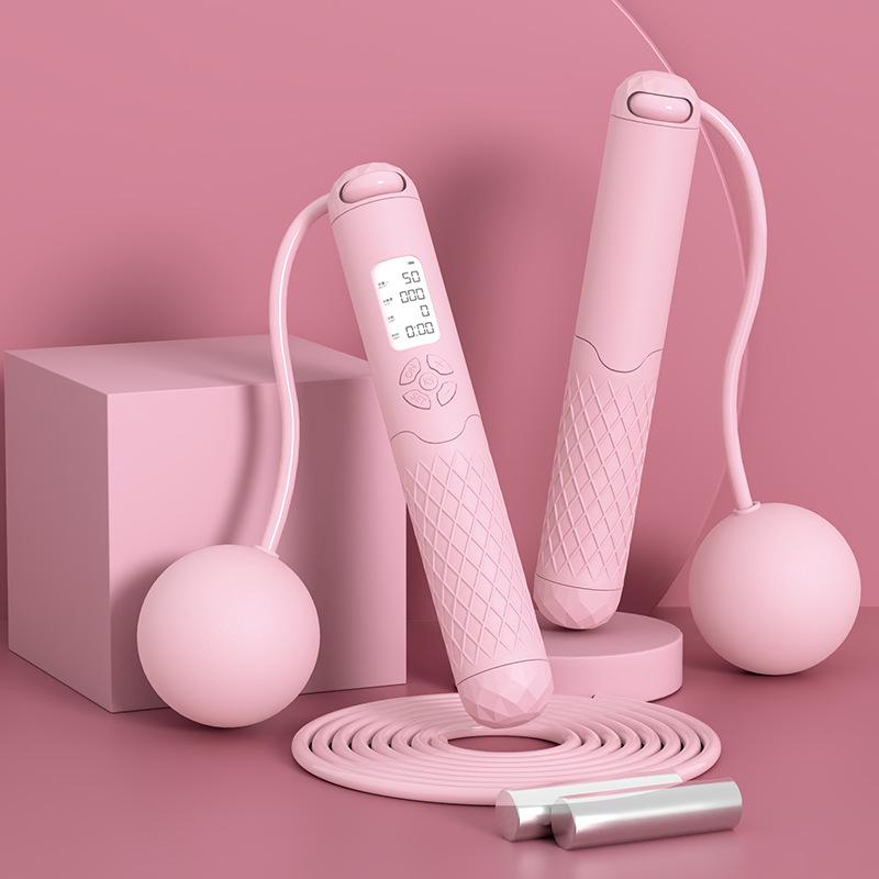 Smart Cordless Weighted Jump Rope with Counting for Kids & Adults