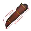 Universal Belt Loop Blade Cover Leather 25.5cm Fixed Cutter Holder for Most Edge Lengths Up To 15.5cm