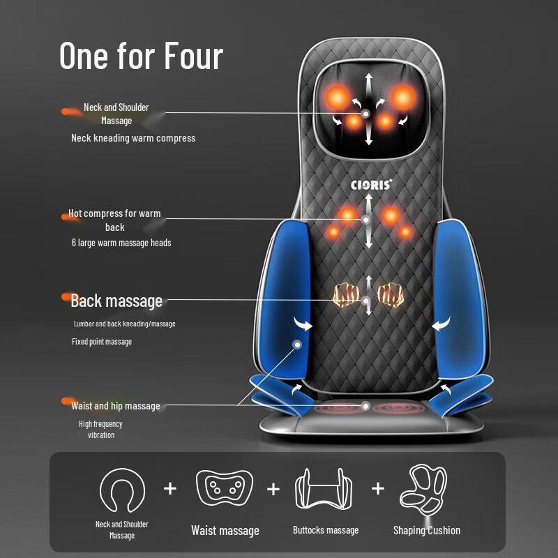 CLORIS S308 Full Body Multi-functional Massage Cushion