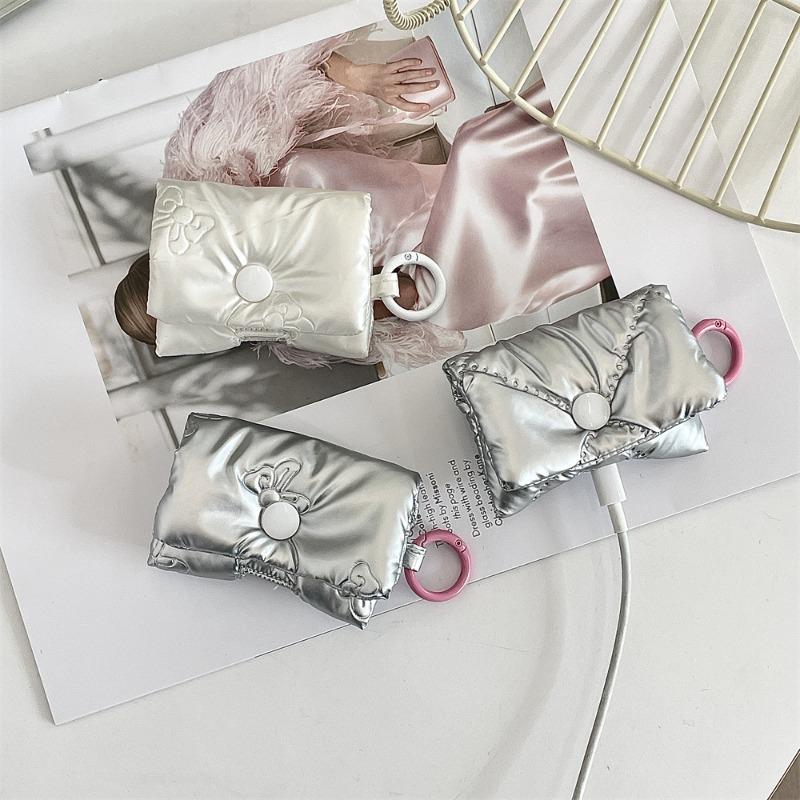 Korean ins bow bag is suitable for Apple earphone case storage bag AirPods protective cover