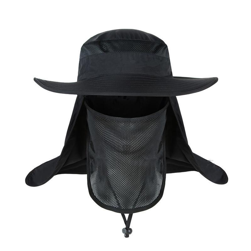 

Fishing Flap Caps Men Sun Protection Summer Quick-drying Bucket Hat Outdoor Face Wide Brim Women Bucket Hat For Fishing Climbing