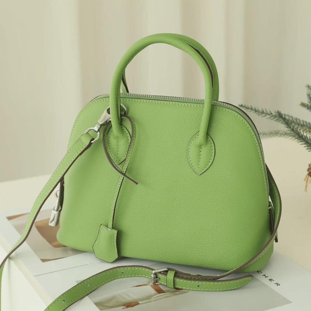 Rindsleder Damen Shell Handtasche: Vielseitige einzelne Schulter- und Kuriertasche