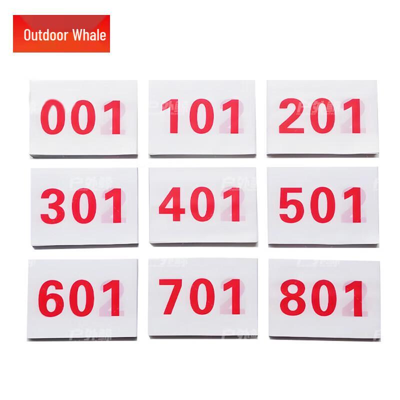 Sports Competition Race Bib Number Plate