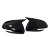 For Kia Rio 2018-2025 2x Car Sticker Rearview Side Mirror Cover Wing Cap Exterior Case Trim Accessories Vehicle Decoration ABS