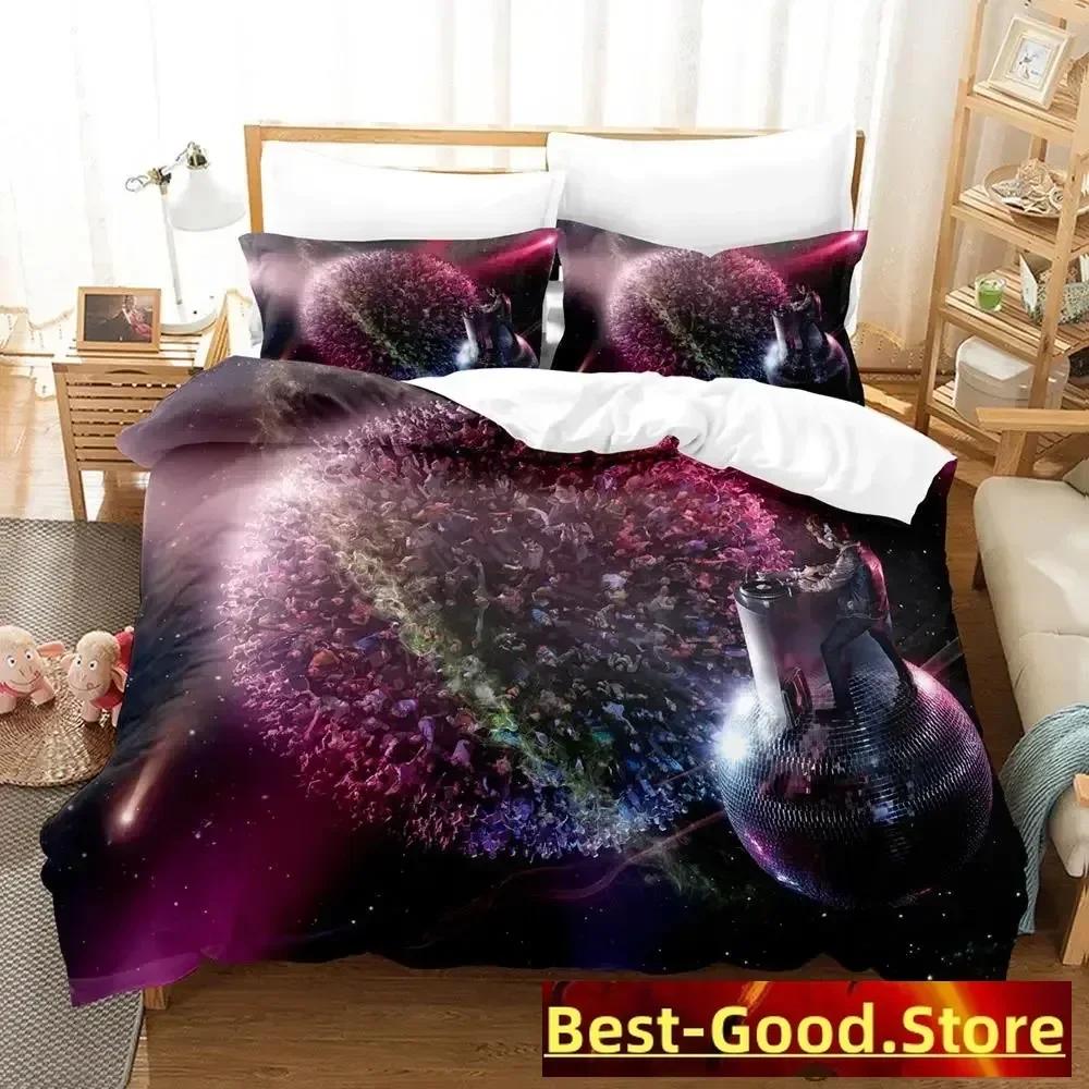 Personality Music DJ Rock Bedding Set Printed Bed Set With Pillowcase Bed Duvet Cover Single Double Queen Super King Size