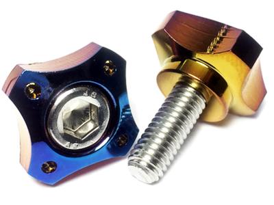 COTRAX License Plate M6 Stainless Steel Bolt Made In Taiwan, Anodized Dress Up Custom,