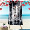 1pc Erling Haaland Beach Towel, Multi-functional Beach Towel for Outdoor Activities Beach Swimming and Travel