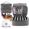 Double Layer Portable Storage Bag for Nail Lamps & Polish - 30 Compartments