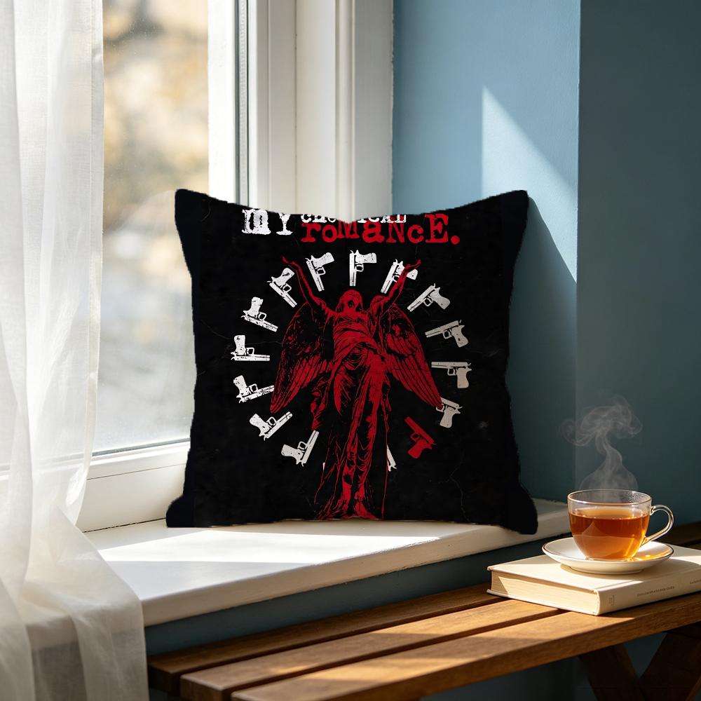 Band MMy Chemical Romanceed Cushion Cover Cushion Cover Set Pcs x x x Pillowcase Decorative Sofa Home Decor