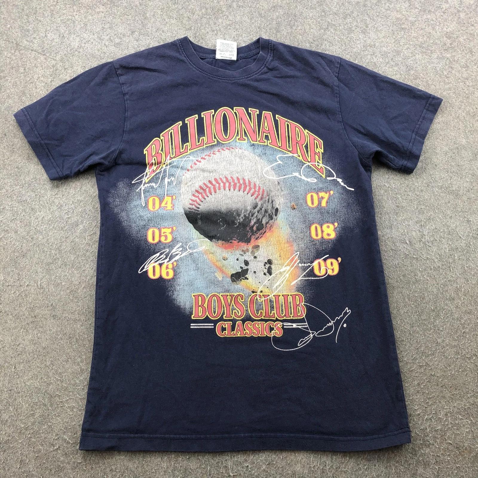 Billionaire Boys Club Shirt Mens Small Navy Classics Baseball Graphic Tee XL