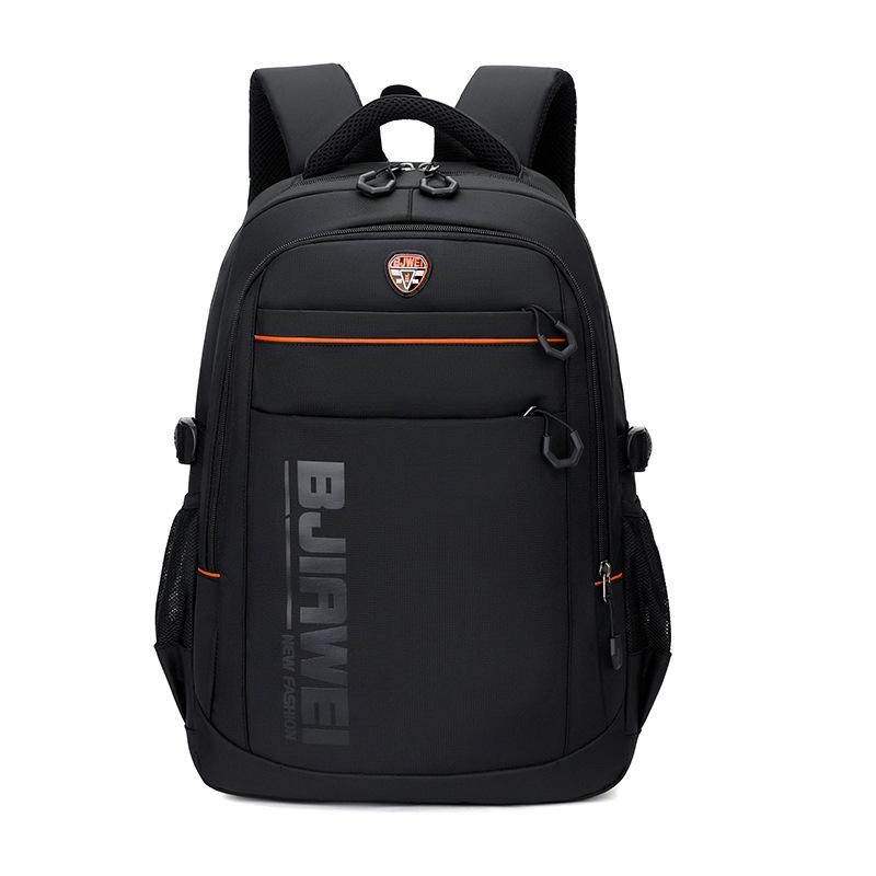 Large capacity student schoolbag men's backpack leisure travel ridge luggage bag junior high school backpack dirt-resistant and durable