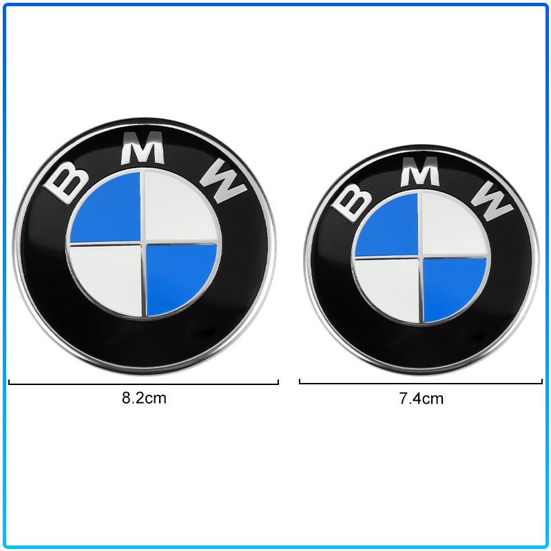 1x Car Emblem Badge Front Rear Trunk Logo Steering Wheel Wheel Hub Cap Sticker For BMW M Performance 1 3 5 7 Series M3 M4 M5 M6 X1 X3 X5 X6 X7 E30 E34