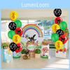 Colorful Bing Bunny Birthday Party Supplies Decor Featuring Happy Balloon Banner And Cupcake Topper