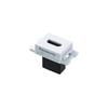Panasonic WND1201CW Flush-mounted AV Outlet, HDMI Compatible, Straight Type, Ceramic White