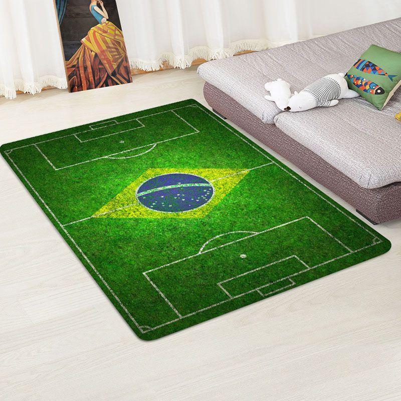 Luxurious Flannel Area Rug 2018 Football Rug Perfect For Boys Game Play Mats In Living Room