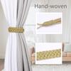 1 pieza de alzapaños de cortina hechos a mano, cuerda tejida DIY, decoración del hogar, soporte para cortinas, alzapaños para ventana, accesorios de habitación