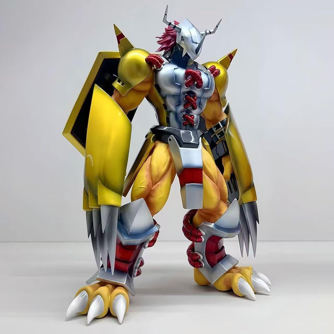 20 см Digimon Adventure МеталГреймон Золотой и Черный Аниме Фигурка Модель Статуэтка Настольное Украшение 20cm