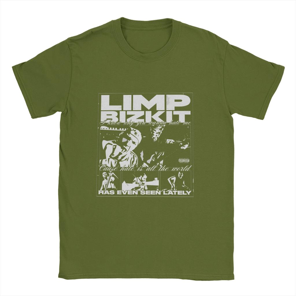 Limp Bizkit Cotton T Shirt For Man Summer Aesthetic TShirts Crew Neck Harajuku Tee Shirt Oversized Design Tops