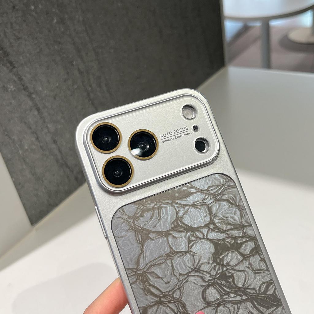 High-Value Niche Ice Crack Pattern Case for iPhone 17 Pro Max and Apple 16 Pro – Full Coverage with Drop Protection.