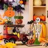 Trick or Treat Desk Ozdoby Festival Dýňový duch Dekor Halloween Dřevěné ozdoby Halloween