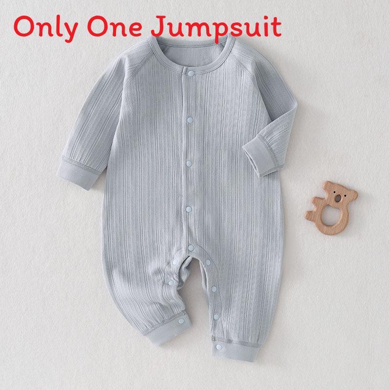 Newborn Cotton Knit Romper With Detachable Hood For Baby Boys And Girls
