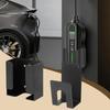 EV Charging Nozzle Dock J Hook Wall Mount Electric Car Charger Holder Waterproof Cover for Parking Space