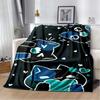 9 Cute Cat Cartoon Soft Flannel Fluffy Throw Camping Blanket for Children Sofa Throw Thin Blanket Fashion Gift