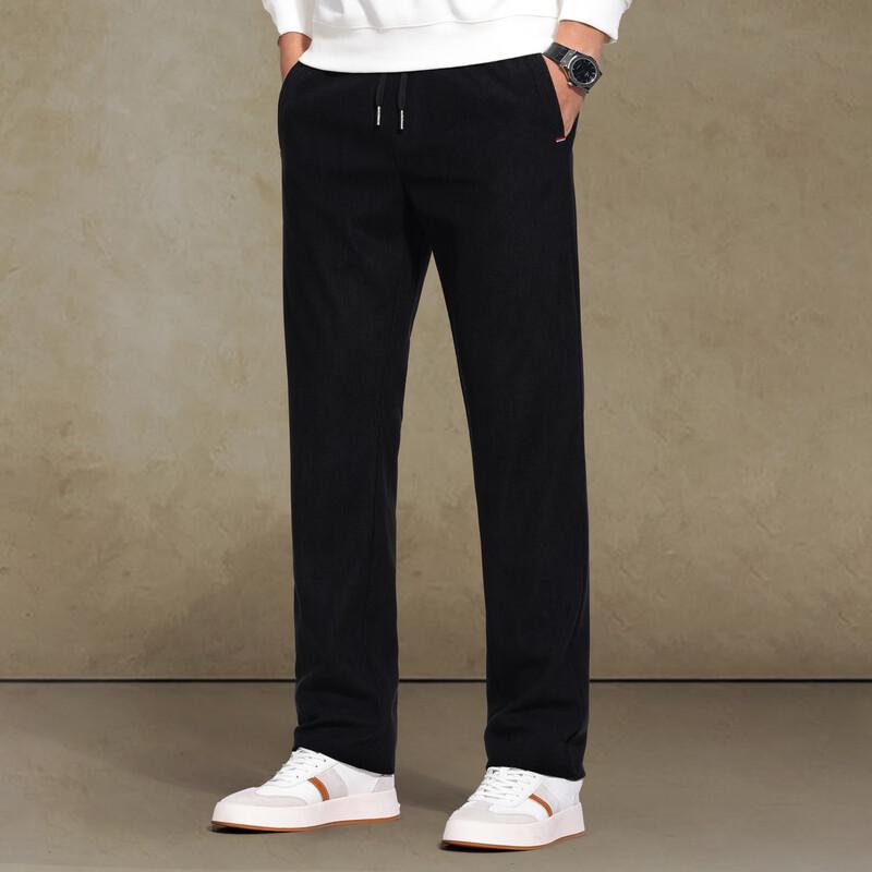 Men's Autumn/Winter Thickened Corduroy Straight Fit Casual Pants