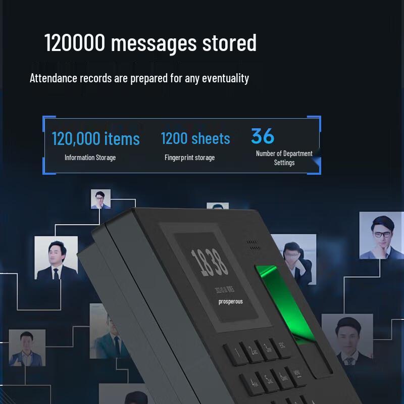 Deli Smart Fingerprint Attendance Machine 3960S