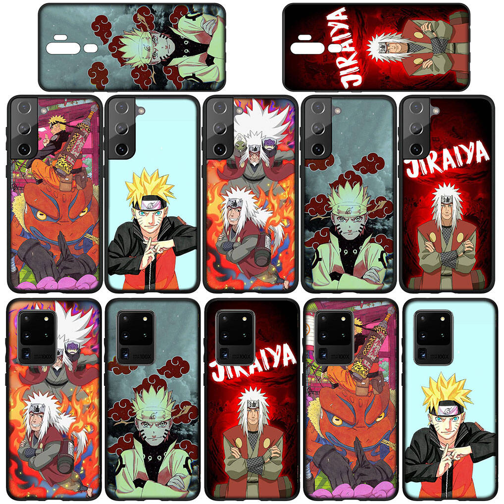 for Samsung Galaxy S25 S24 S23 S22 Ultra FE Plus A17 A37 A57 A56 A55 A06 A16 A15 A36 A26 A35 A05 A25 A54 A34 Phone Case Anime Jiraiya Naruto Cover