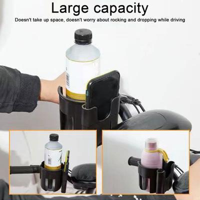 Universal Cup Holder for Car Walker Easy 360 Degree Rotation Stroller Access Drink Holder