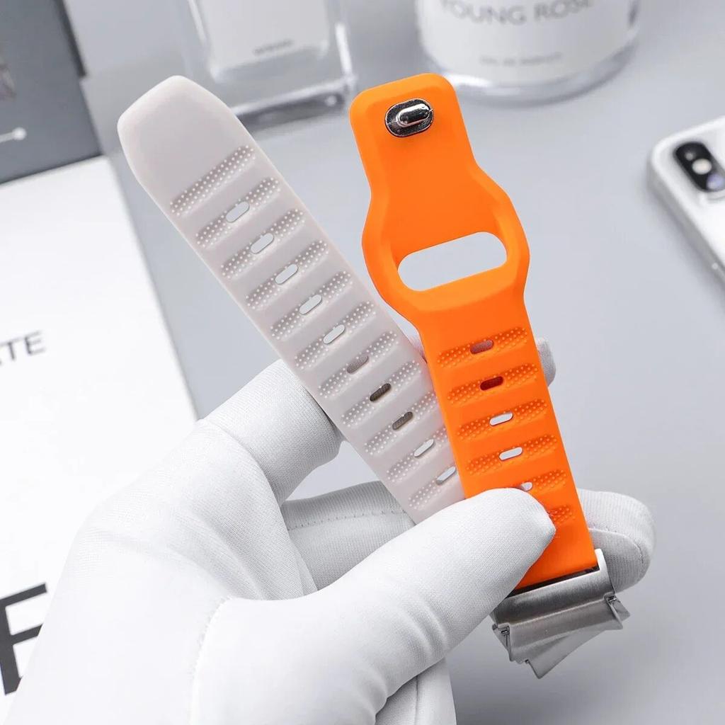 Silicone Strap for Samsung Galaxy Watch 6 5 4 40mm 44mm 5Pro 45mm No Gaps Band For Galaxy Watch 6 Classic 43 47mm 42 46mm Correa