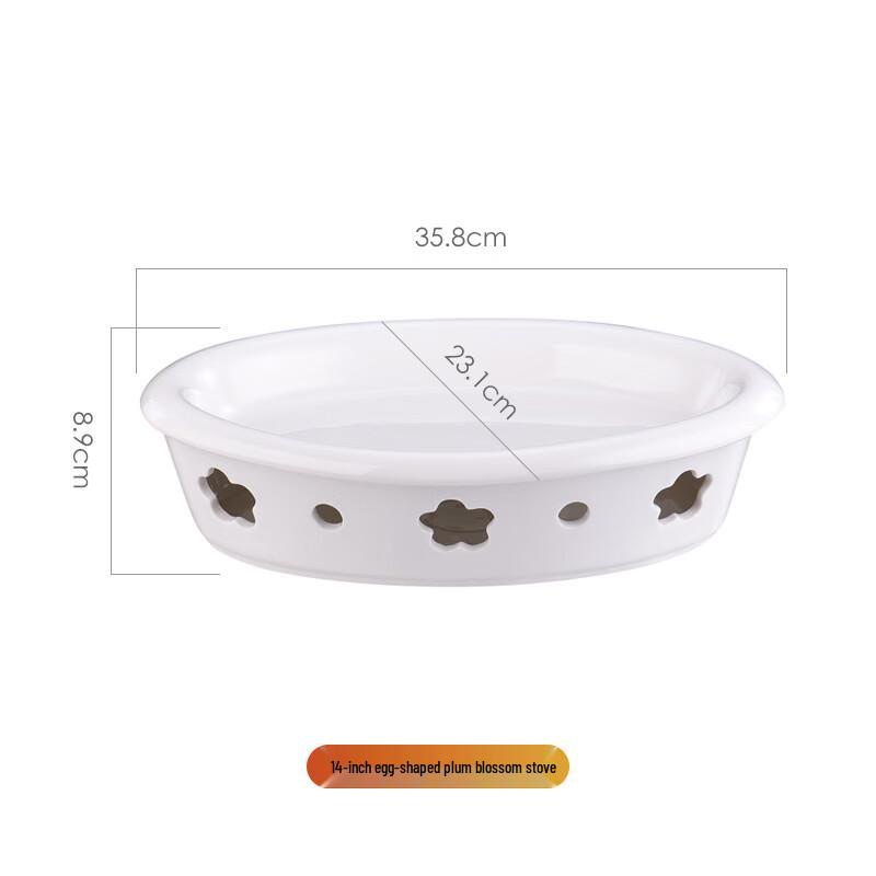 Qianshen Ceramic Candle-Heated Serving Dish