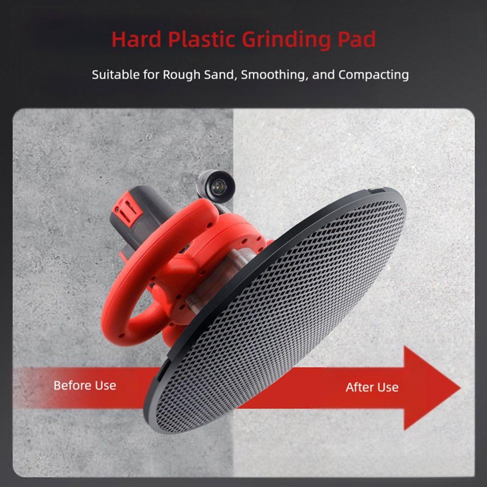 ABS Wall Grinding Disc Black White Floor Smoothing Cement Trowel Plate Ultra Soft Thicken Widen Concrete Floor Sander